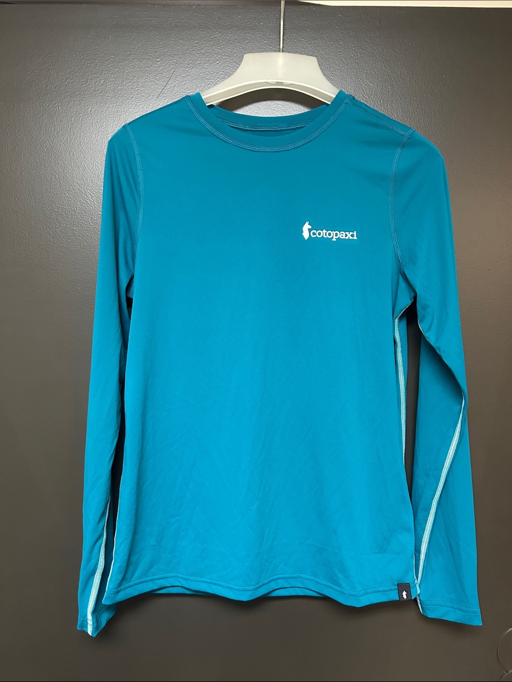 Cotopaxi Women’s Fino Long-Sleeve Performance Tee — Teal Blue